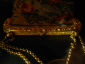 Старин.ДАМСКАЯ СУМОЧКА из БИСЕРА:ПТИЦА в РАЙСКОМ САДУ, бисерное плетение,золочен.бронза РОССИЯ 1820е - вид 7