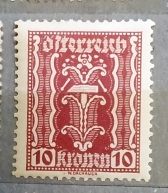 Австрия 1922 Стандарт Индустрия Sc# 257 MLH