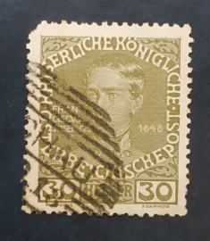 Австро-Венгрия 1913 Франц Иосиф I Sc# 119a Used