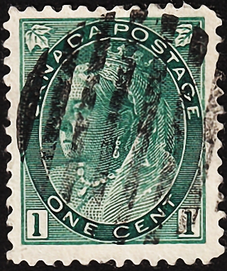 Канада 1897 год . Queen Victoria 1 с . Каталог 1,0 £. (1)