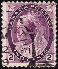 Канада 1898 год . Queen Victoria 2 c . Каталог 2,25 £. (3)