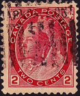  Канада 1900 год . Queen Victoria 2 с . Каталог 2,25  £ . (006)