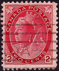  Канада 1900 год . Queen Victoria 2 с . Каталог 2,25  £ . (007)
