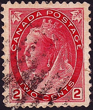  Канада 1900 год . Queen Victoria 2 с . Каталог 2,25  £ . (010)