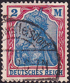 Германия , рейх . 1920 год . Имперская корона , 2m . Каталог 50000 €. (1)