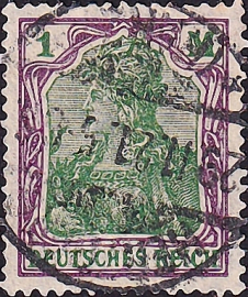 Германия , рейх . 1920 год . Германия с императорской короной . Каталог 3,50 £ (1)