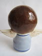 Ангел  с ягненком статуэтка ,авторская керамика,Вербилки .роспись - вид 2