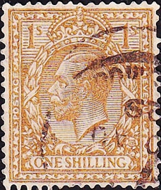 Великобритания 1924 год . Король Георг V . 1 sh . Каталог 3,0 £ . (6)