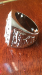 Редкий перстень нхл Монреаль 1959-60 гг, реплика серебро 500 проба - вид 2