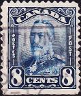 Канада 1928 год . Король Георг V , 8c . Каталог 7,50 £.