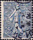 Франция 1903 год . Сеятельница . 25 с . Каталог 1,7 £ 