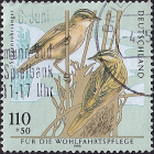 Германия 1998 год . Водяная камышевка (Acrocephalus paludicola) . Каталог 2,10 £ 