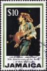 Ямайка 1995 год . Боб Марли 50 лет со дня рождения . Каталог 3,0 £.