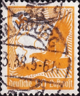 Германия , рейх . 1934 год . Золотой орел и глобус . Каталог 17,0 €. 