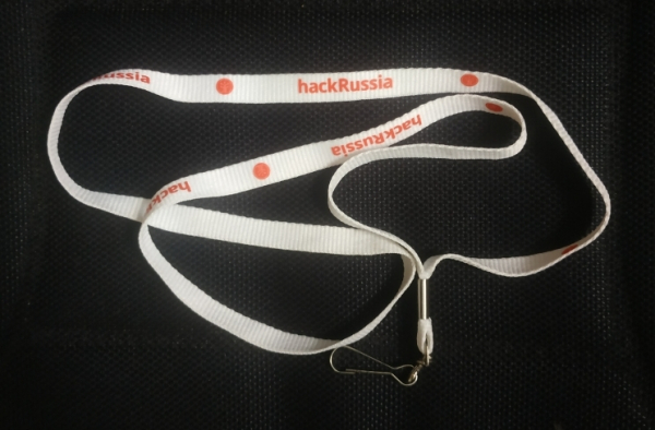 Ремешок для бейджика hackRussia