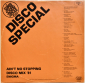 Enigma "Ain't No Stopping - Disco Mix '81" 1981 Maxi Single   - вид 1