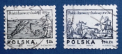Польша 1974 Рисунки с гравюр на дереве 16 века Sc# 2070, 2071 Used