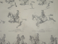 немецкая гравюра литография Reitkunst искусство верховой езды лошади редкость Германия начало 20 в  - вид 4