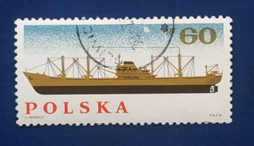 Польша 1966 Грузовое судно Sc# 1389 Used