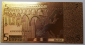 Сувенирная банкнота Золотая купюра (24 карата) 5 евро - вид 1
