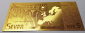Сувенирная банкнота Золотая купюра (24 карата) 5 евро - вид 3