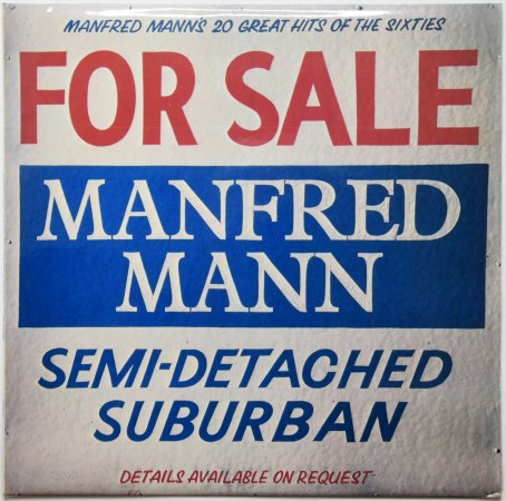 Manfred Mann "Semi-Detached Suburban (20 Great Hits Of The Sixties)" 1979 Lp U.K. 