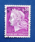 Франция 1967 Марианна символ Франции Sc# 1198 Used
