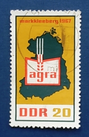 ГДР 1967 15-я сельскохозяйственная выставка Маркклебер Sc# 935 Used