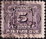  Канада 1917 год . Доплатная , 5 с . Каталог 6,0 £.