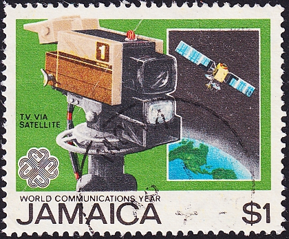 Ямайка 1983 год . Всемирный год связи . Каталог 2,40 €.