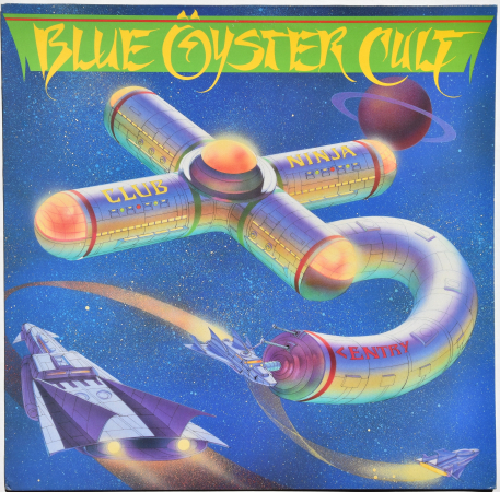 Blue Oyster Cult "Club Ninja" 1985 Lp U.K.  