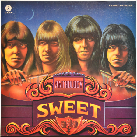 Sweet "Strung Up - Anthology" 1975 2Lp Japan PROMO  