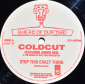 Coldcut Feat. Junior Reid And The Ahead Of Our Time Orchestra "Stop This Crazy Thing" 88 Maxi Single  - вид 2