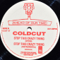 Coldcut Feat. Junior Reid And The Ahead Of Our Time Orchestra "Stop This Crazy Thing" 88 Maxi Single  - вид 3