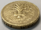 1 фунт Великобритании 1985 год - Лук Порей, Елизавета II; _204_ - вид 2