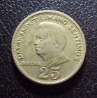 Филиппины 25 сентимо 1972 год.
