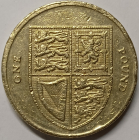 1 фунт Великобритании 2010 год - Королевский герб, Елизавета II; _168_
