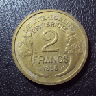 Франция 2 франка 1938 год.