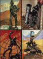 Набор открыток СССР 1976 г. Изделия Каслинских Мастеров без обложки полный 17 шт - вид 5