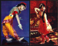 Открытки СССР 1968 г. Индийские куклы, народные костюмы Индии ф. Клейменовой.10 шутк чистые - вид 6
