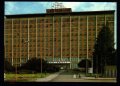 Открытка Прага Чехословакия 1960-е г. Отель Москва фото Витецлав Солек чистая