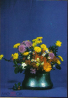 Открытка Болгария 1973 г. Цветы, композиция Цветы флора, ваза фото. Е. Паскалева София подписана