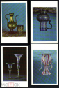 Набор открыток СССР 1971 г. Венецианское стекло в собрании Эрмитажа. 16 шт чистые без обложки - вид 2