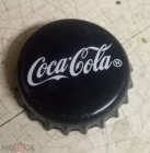 Пробка кронен Coca Cola zero , чёрная , без кольца 2022 г.