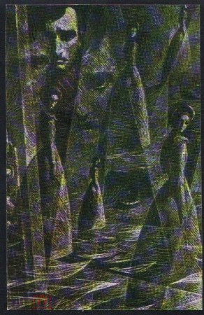 Открытка СССР 1973 г. Музей романтики Грина. Иллюстрация Крысолов №1 ф. Кассина Редькина чист