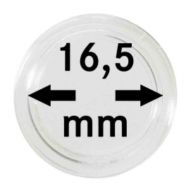 Lindner. Капсулы для монет 16,5 мм (10 шт.)