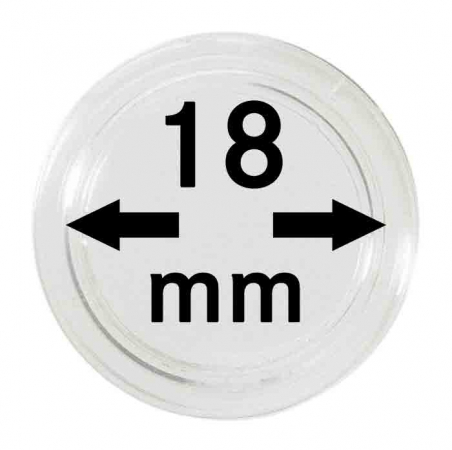Lindner. Капсулы для монет 18,0 мм (10 шт.)