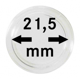 Lindner. Капсулы для монет 21,5 мм (10 шт.)