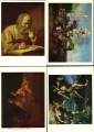 Набор открыток СССР 1978 Шедевры западноевропейской живописи в музеях Советского Союза 16 шт. Полный - вид 5