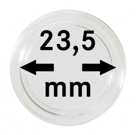 Lindner. Капсулы для монет 23,5 мм (10 шт.)